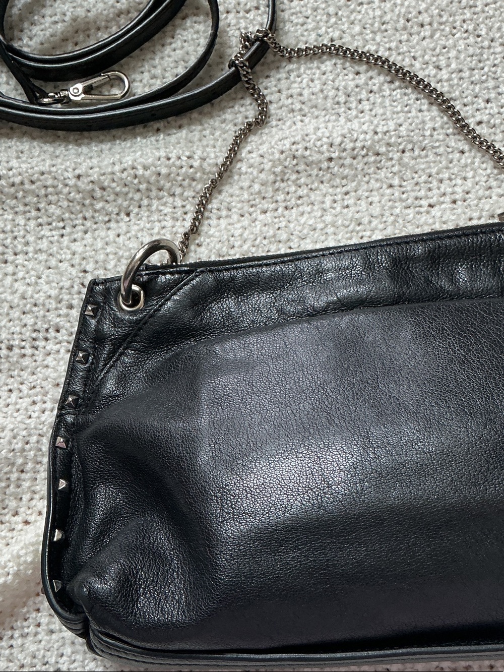 Marc Jacobs Leather Padlock Chain Shoulder Strap & Removable Crossbody Strap - Picture 3 of 14